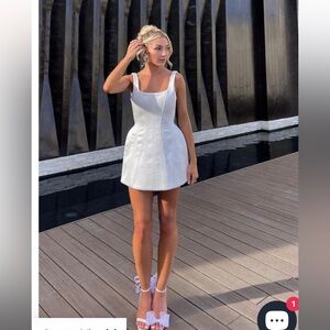 Nadia Ginger Mini Mikado Dress